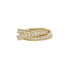 Cartier Brilliant Cut Diamond Trilogy Ring