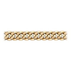 Cartier Yellow Gold Curb Bracelet