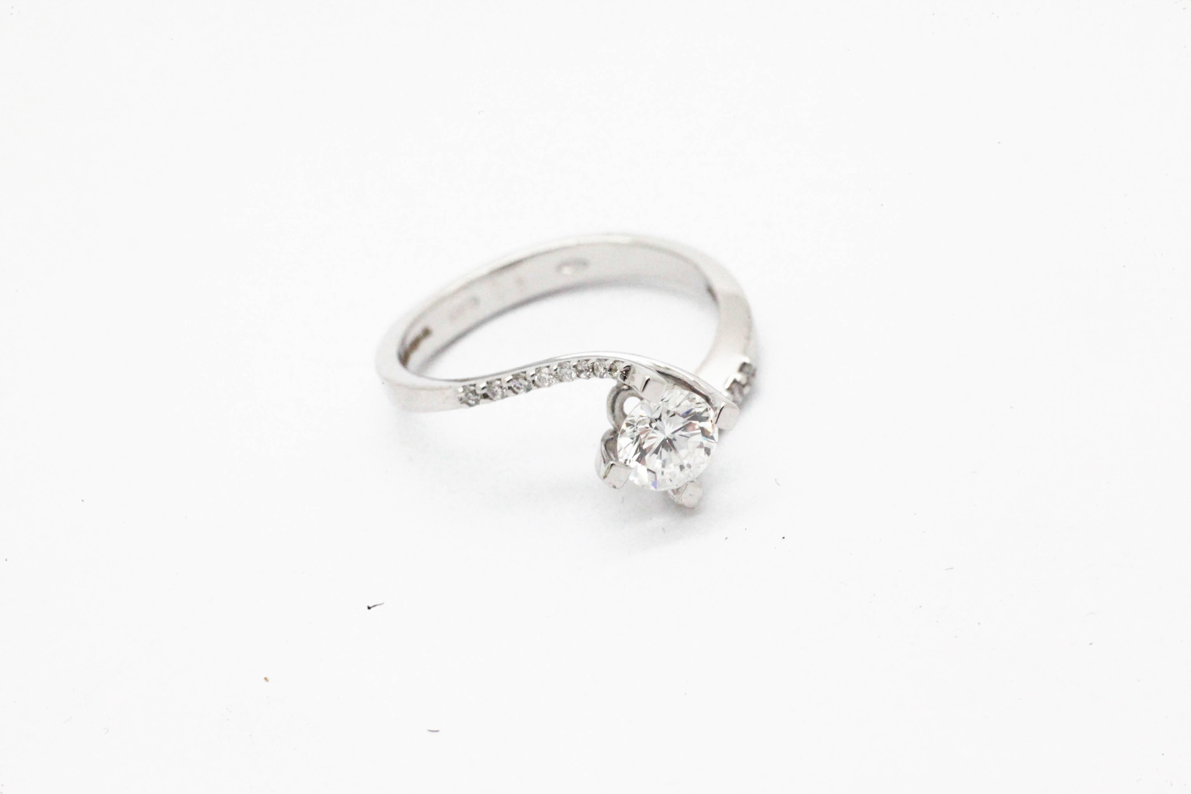 0.58 carat diamond ring