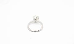 1.40 carat GIA Certified Round Diamond Platinum Ring