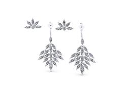 5.00 Carat Marquise Diamond Stylish Modern Earrings