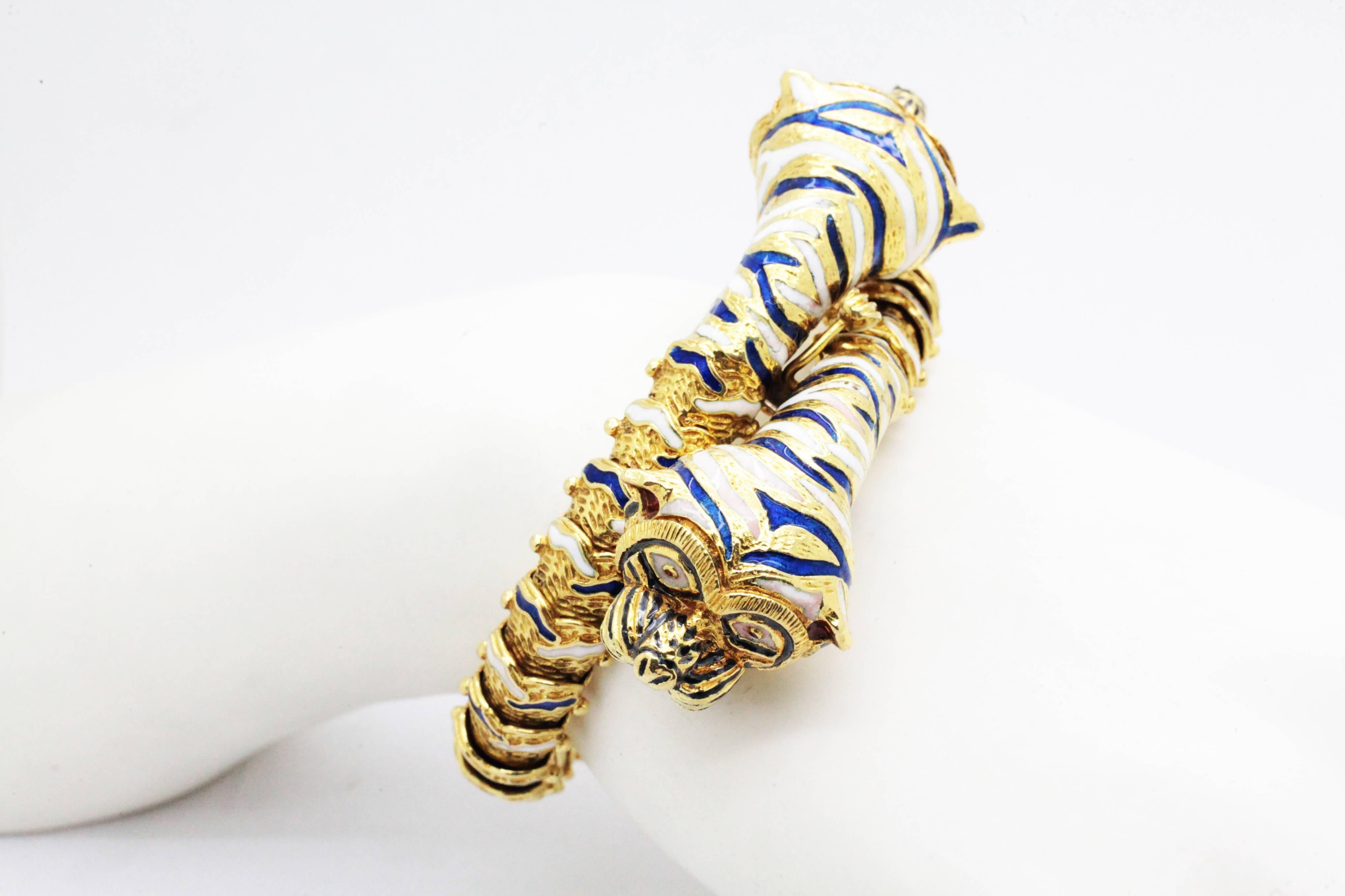 tiger gold bracelet