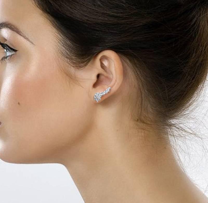 Ohrringe aus Platin mit 2,36 Karat Marquise-Diamanten im Zustand „Neu“ im Angebot in New York, NY