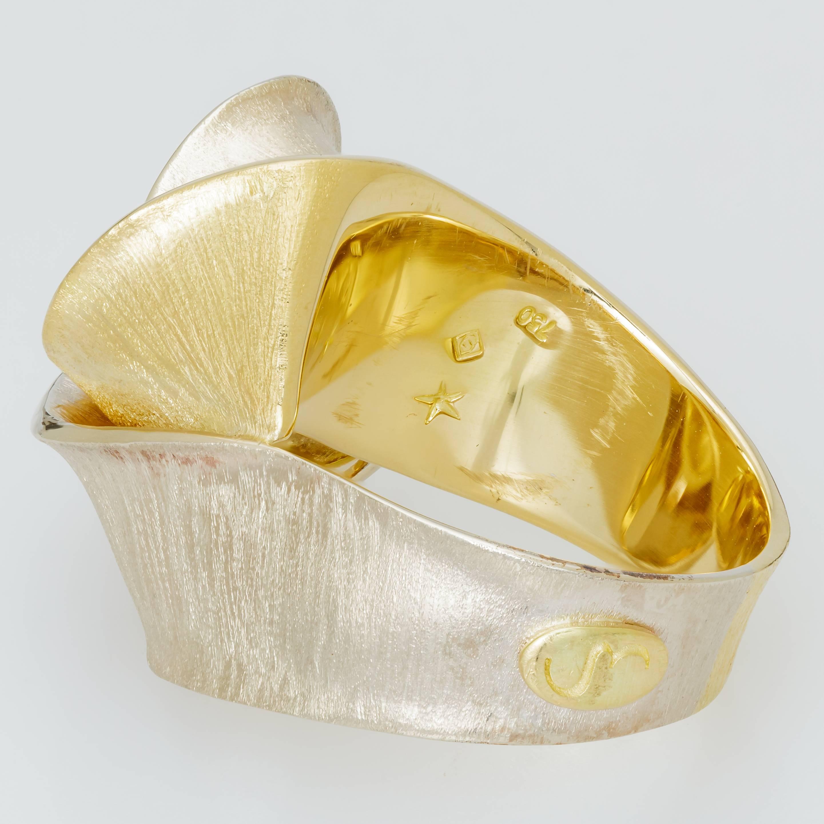 H. Stern Grupo Corpo Yellow and Noble Gold Rose Ring  In New Condition In Houston, TX