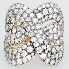 H. Stern Celtic Dunes 2.97 Carat Diamonds Noble Gold Ring
