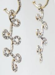 H. Stern 1.31 Carat Diamonds Noble Gold Celtic Dunes Earrings