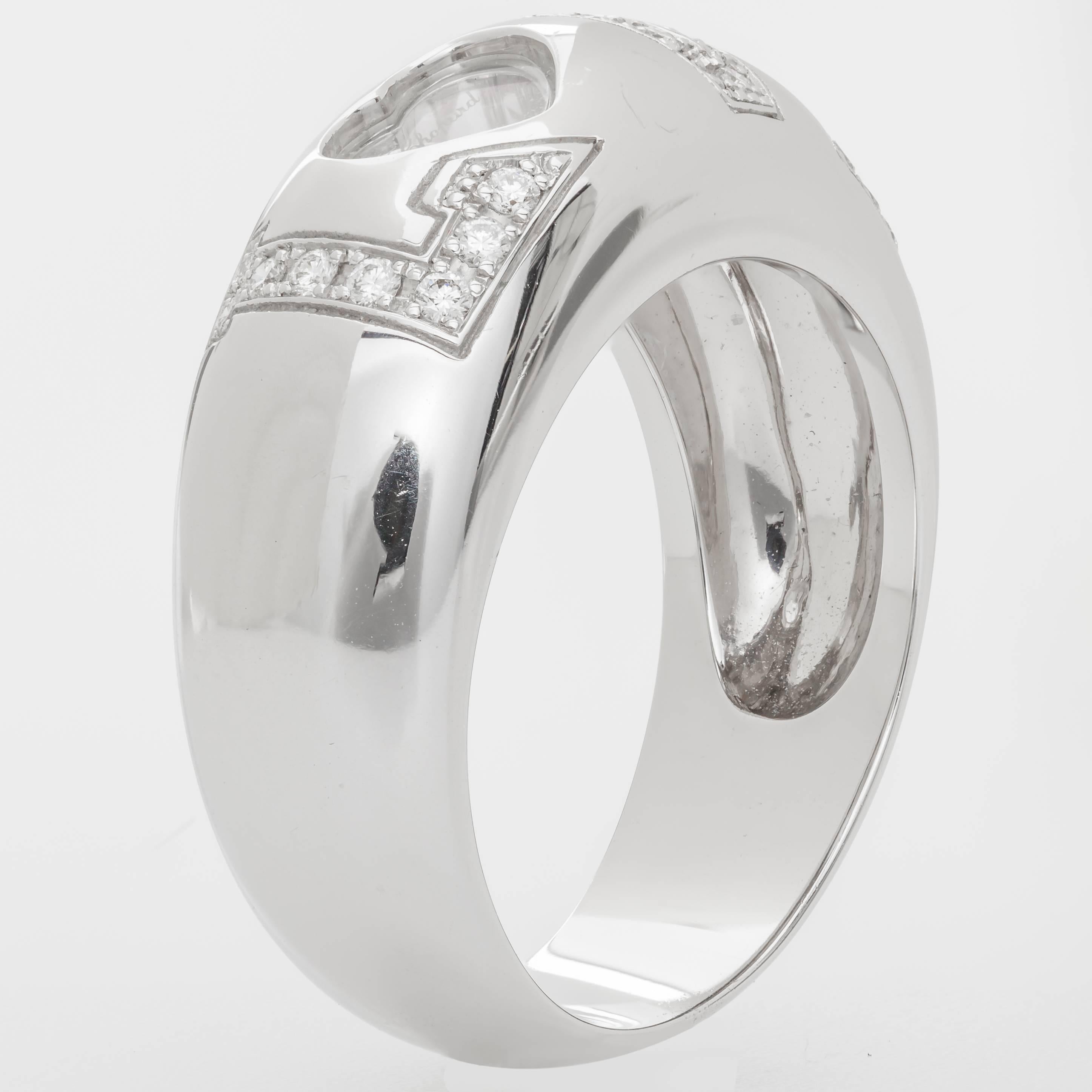 This new Chopard Happy Love ring features the word 