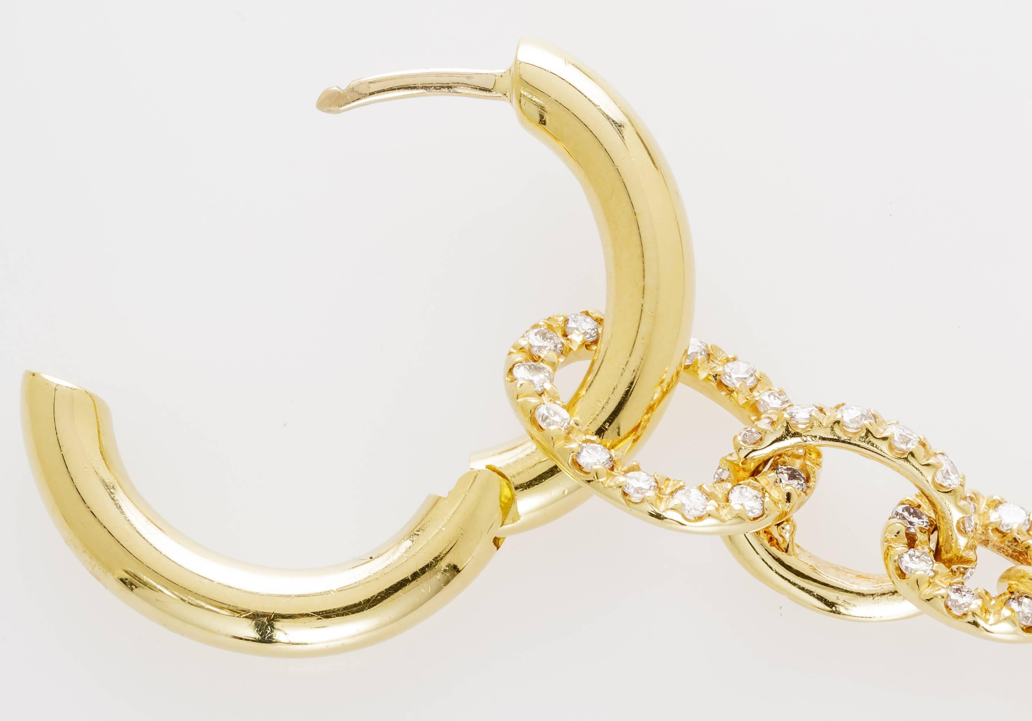 Women's H. Stern 0.79 Carat Diamonds 100.35 Carat Quartz Gold DVF Earrings For Sale