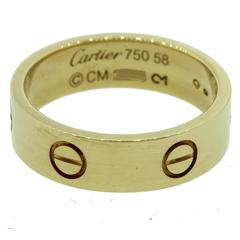 Cartier Gold Wedding Band Ring 