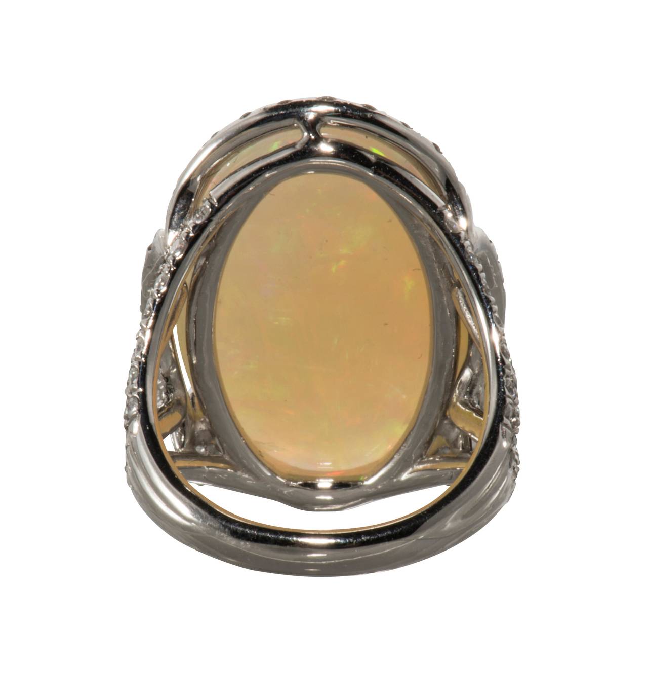 Women's Welo Opal Diamond Cocktail Ring