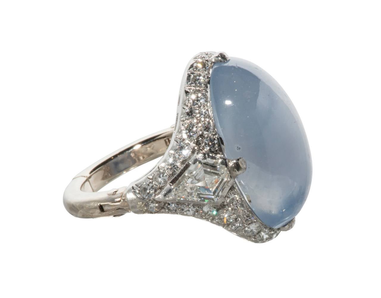 gray star sapphire ring