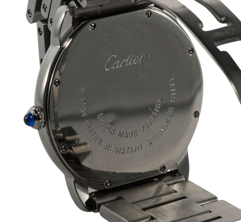 Men's Cartier Stainless Steel Ronde Wristwatch