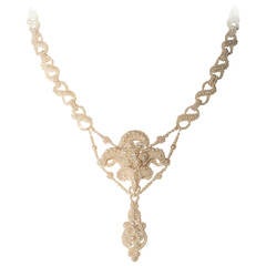 Victorian Natural Seed Pearl Wedding Necklace
