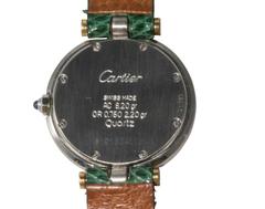 Cartier Yellow Gold stainless steel Santos Vendome Wristwatch