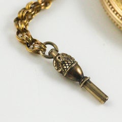 Bautte & Co. Yellow Gold Mid-1800s Pocket Watch with Key
