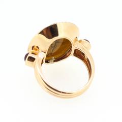 Barry Brinker Rose Gold Antiker Römischer Intaglio Ring