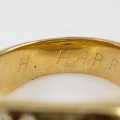 Diamond Ruby Gold and Masonic Shriner's Past Potentate Ring