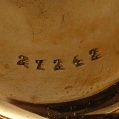 1886 14 Karat Gold Diamond Ladies Pocket Watch Pendant