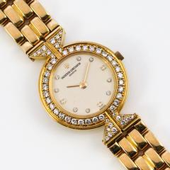 18 Karat Yellow Gold and Diamond Vacheron Constantin, circa 1990