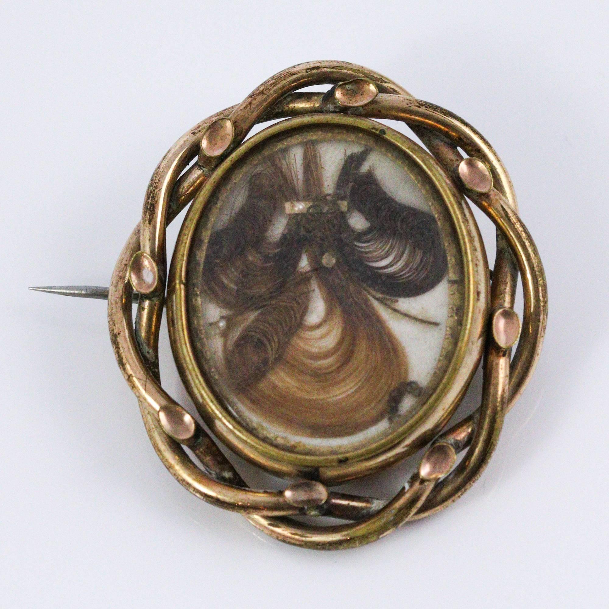 victorian mourning pin