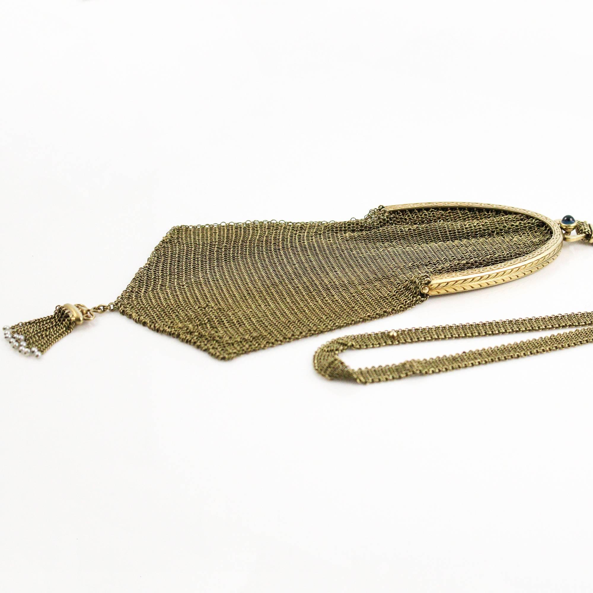 yellow gold purse