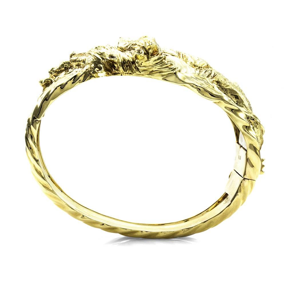 Women's Praschnik Creations of Nature Collection Horses Gold Bracelet