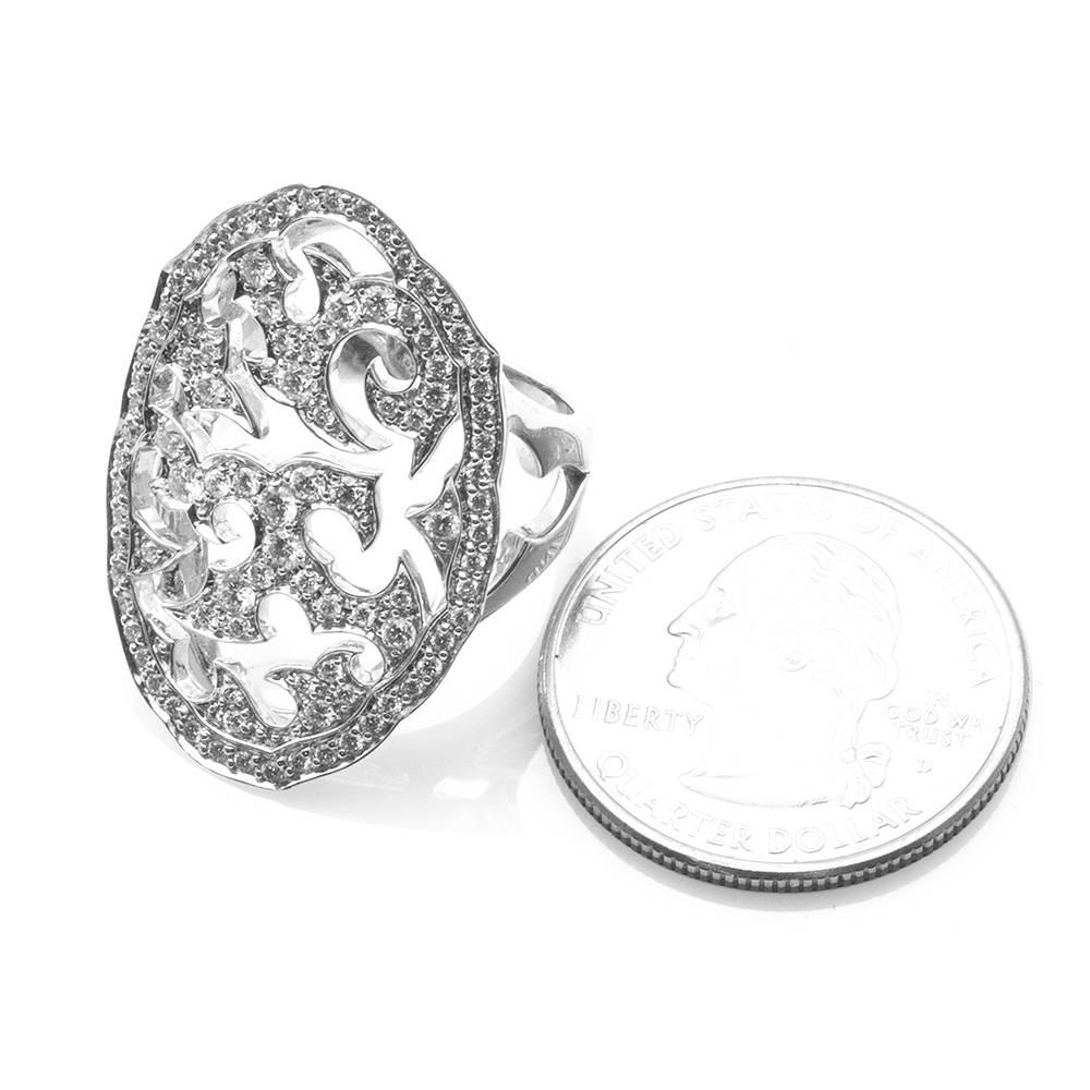 Stephen Webster Thorn Collection Pavé Diamond Ring For Sale 4