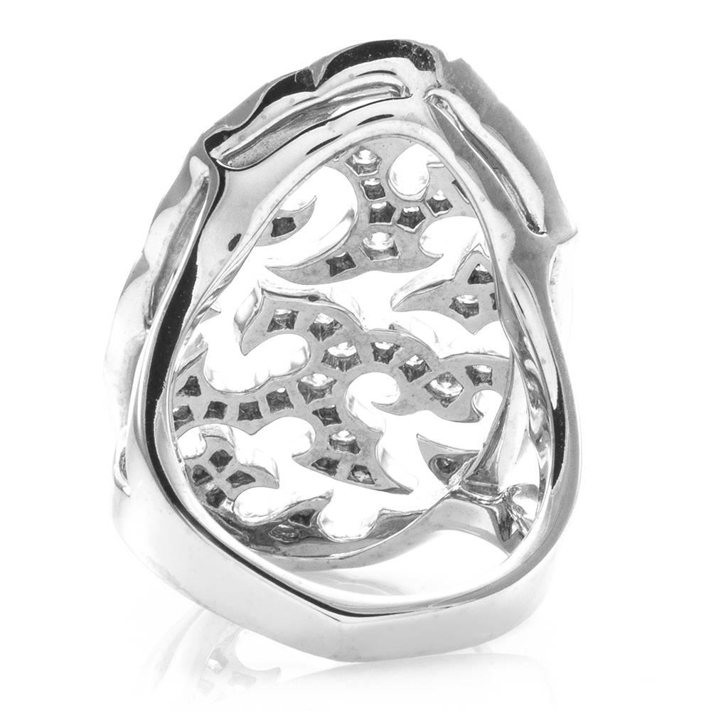 Stephen Webster Thorn Collection Pavé Diamond Ring For Sale 2