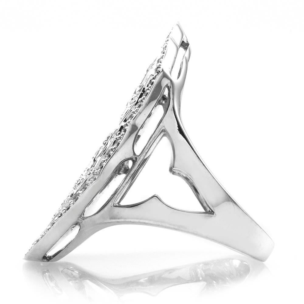Women's Stephen Webster Thorn Collection Pavé Diamond Ring For Sale