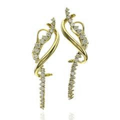 Jose Hess Diamond Earrings in Gold