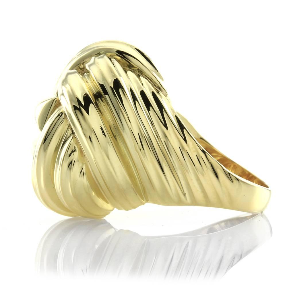 Women's Henry Dunay Woven Gold Dome Gold Ring