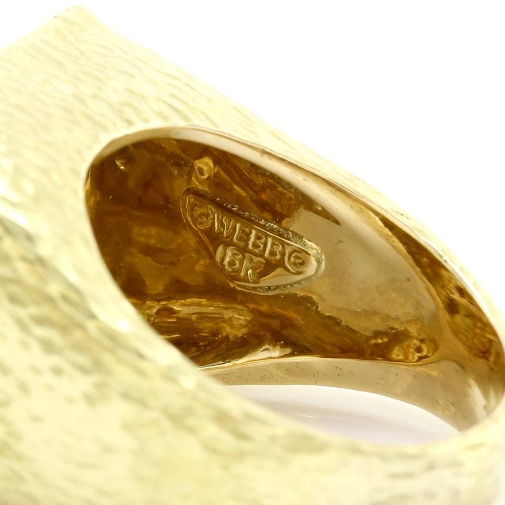 David Webb Ancient World Collection Gold Lion Ring For Sale 2