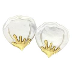 Tiffany & Co. Angela Cummings Mother-of-Pearl Earrings 1