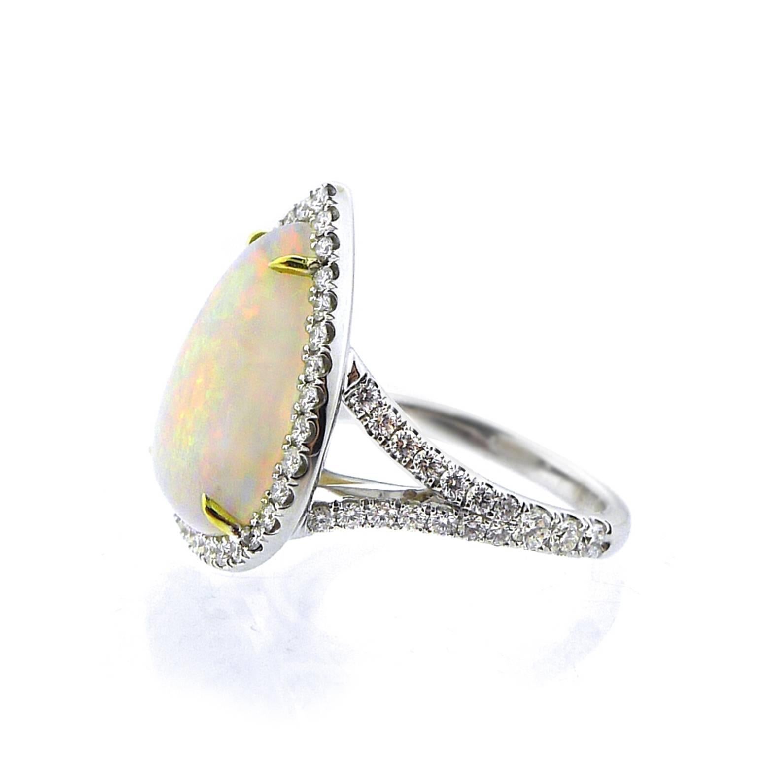 large opal rings