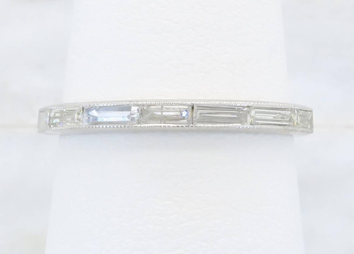 Platinum Diamond Eternity Band  In Excellent Condition In Webster, NY