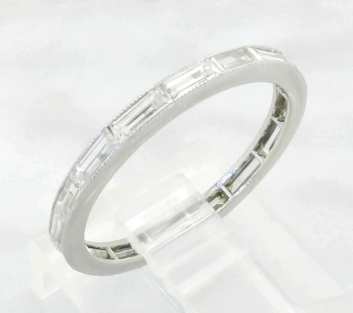 Platinum Diamond Eternity Band  2