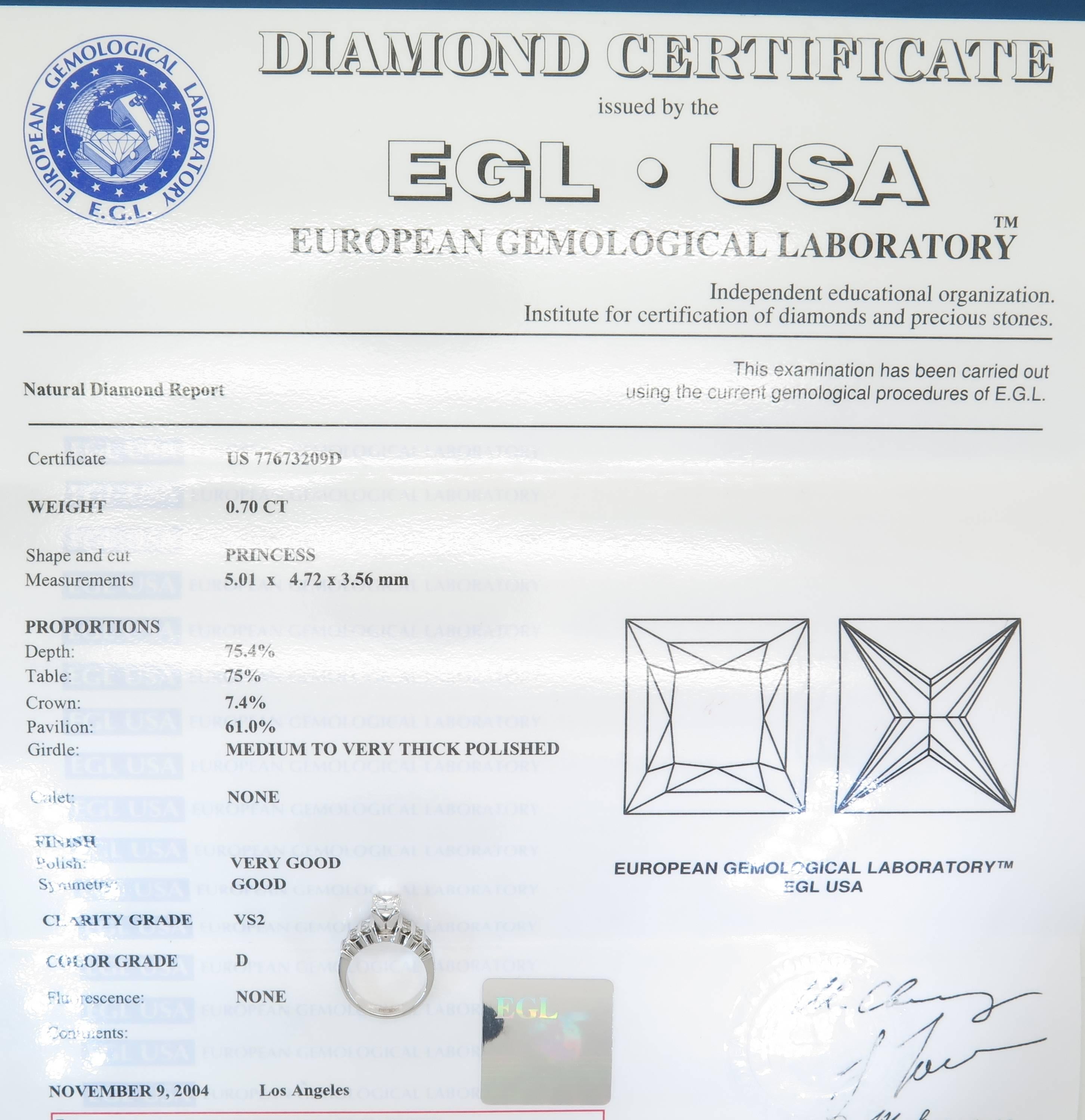 Women's 1.34 Carat Diamond Engagement Ring 