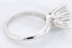 Tiffany & Co. GIA Certified Diamond Platinum Engagement Ring