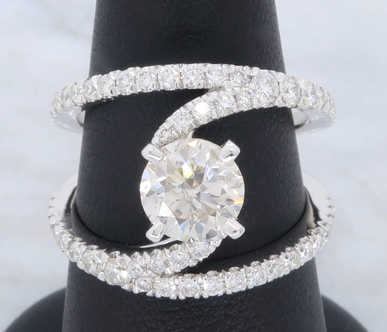 Women's Gabriel & Co. Nova 1.75 Carat Diamond Engagement Ring