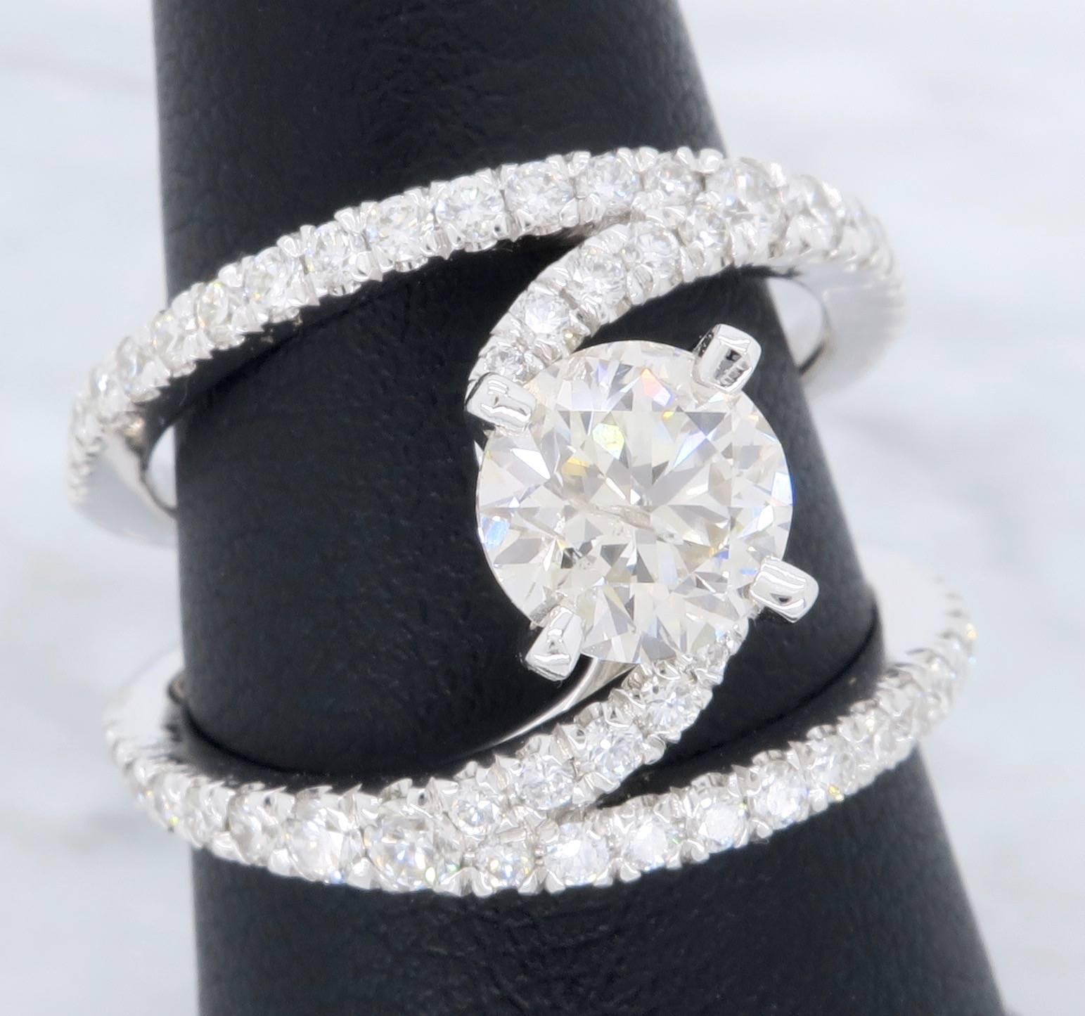 Gabriel & Co. Nova 1.75 Carat Diamond Engagement Ring 2