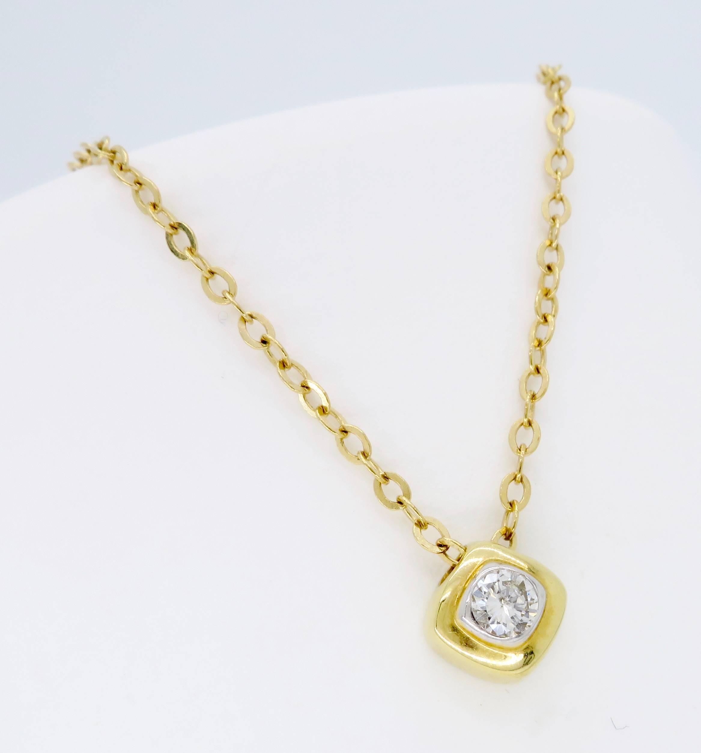 Women's Dainty Diamond Necklace