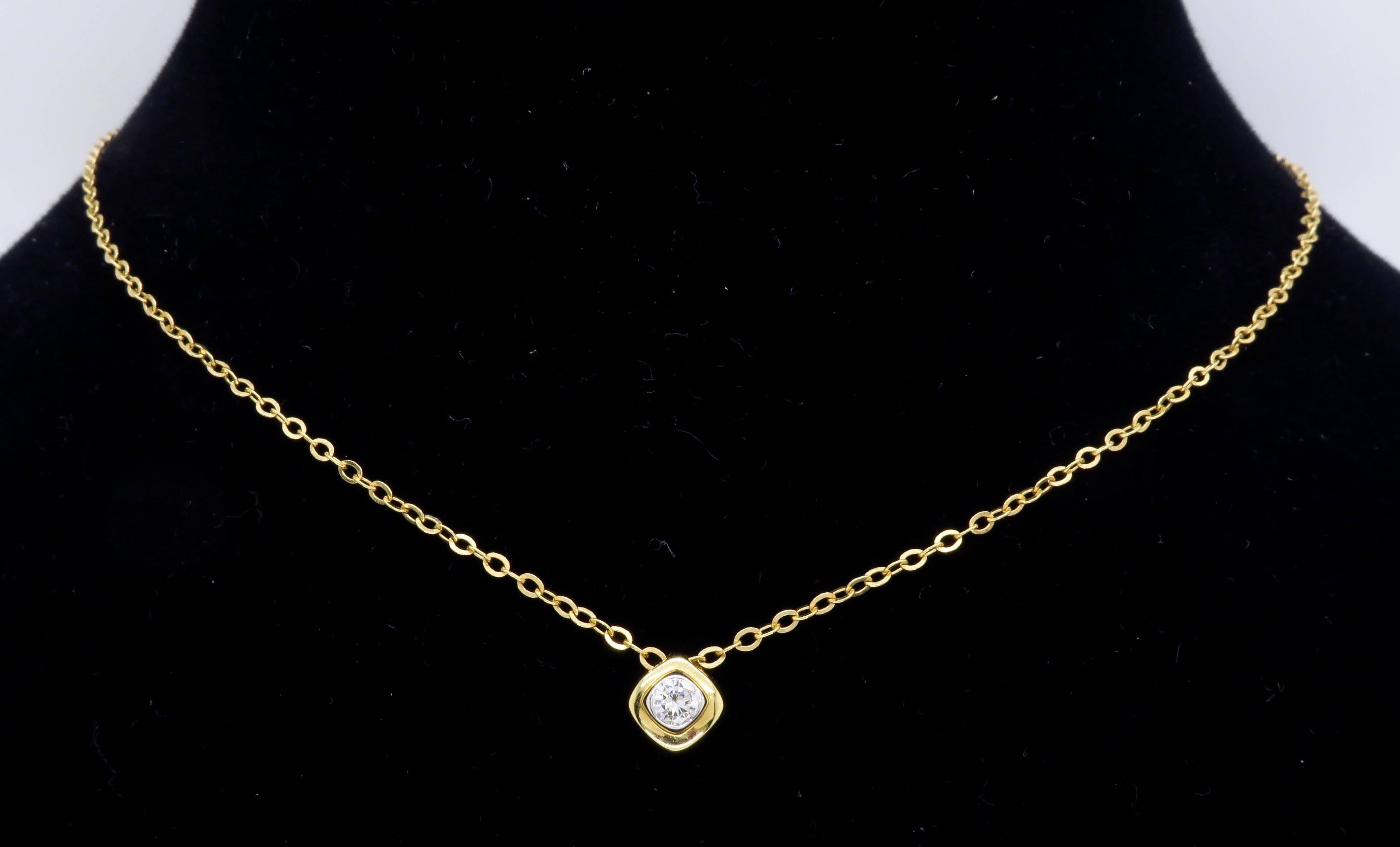 Dainty Diamond Necklace 3