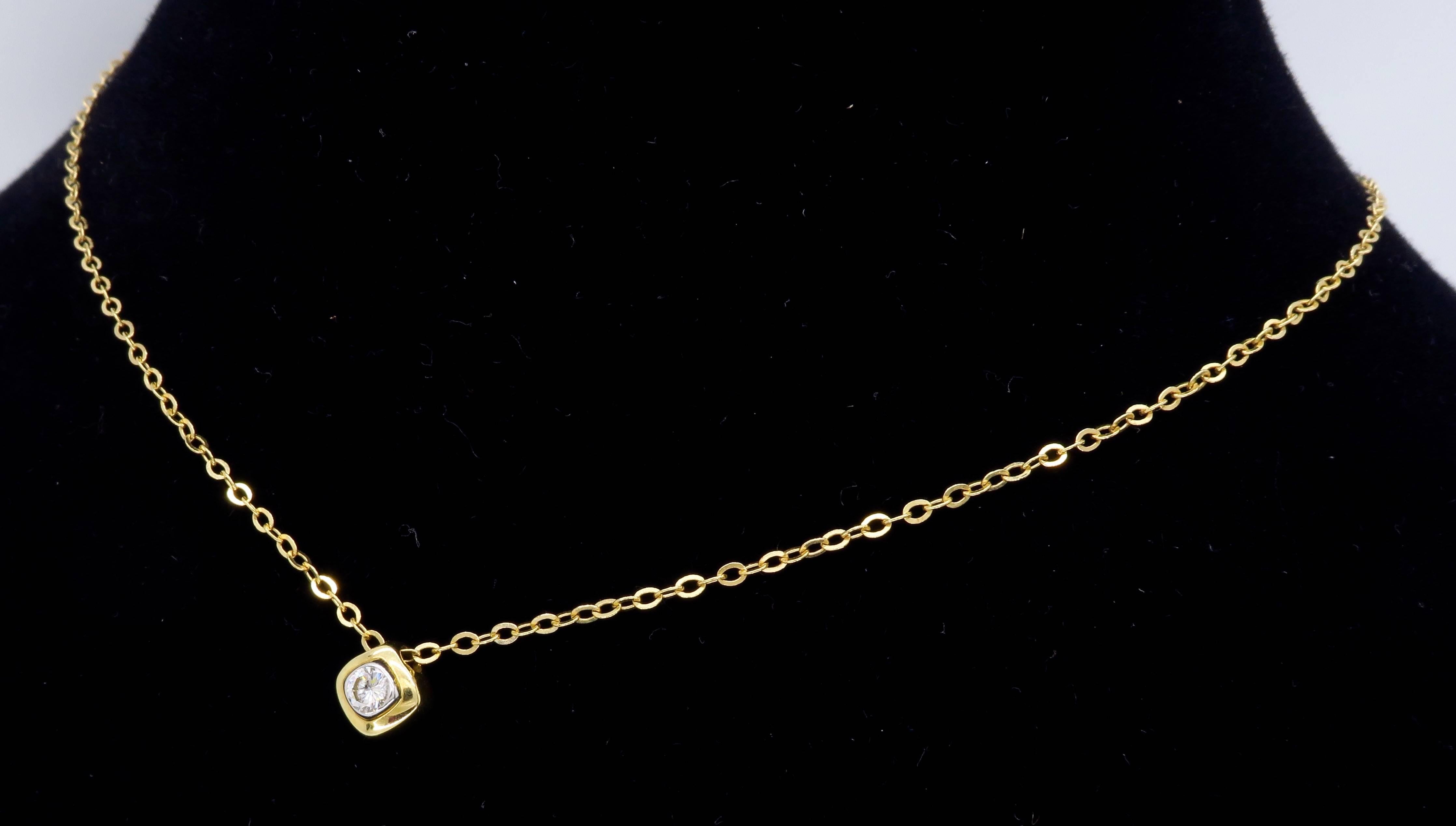 Dainty Diamond Necklace 5