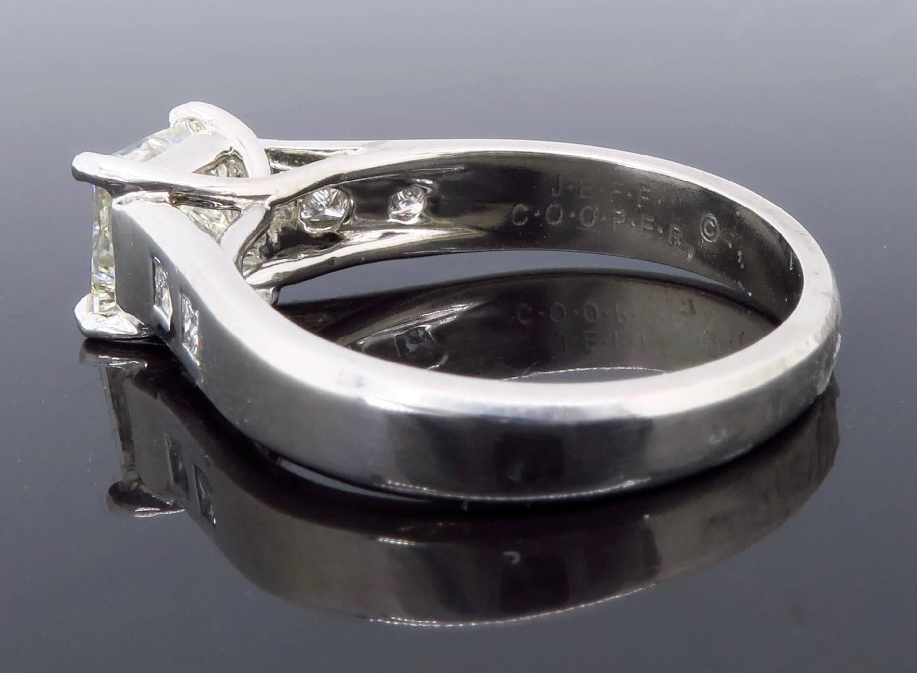 Jeff Cooper Diamond Engagement Ring 5
