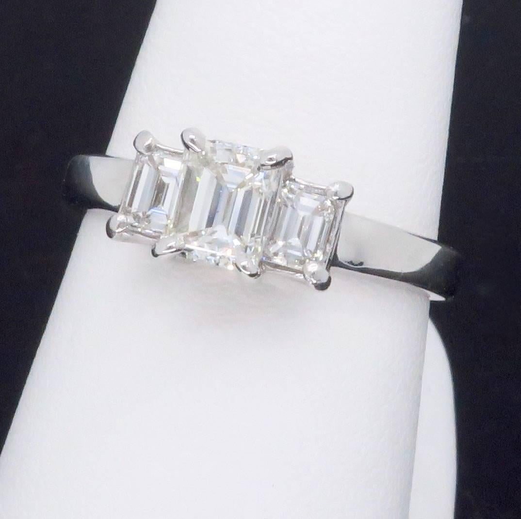 Three Stone Diamond Engagement Ring  1