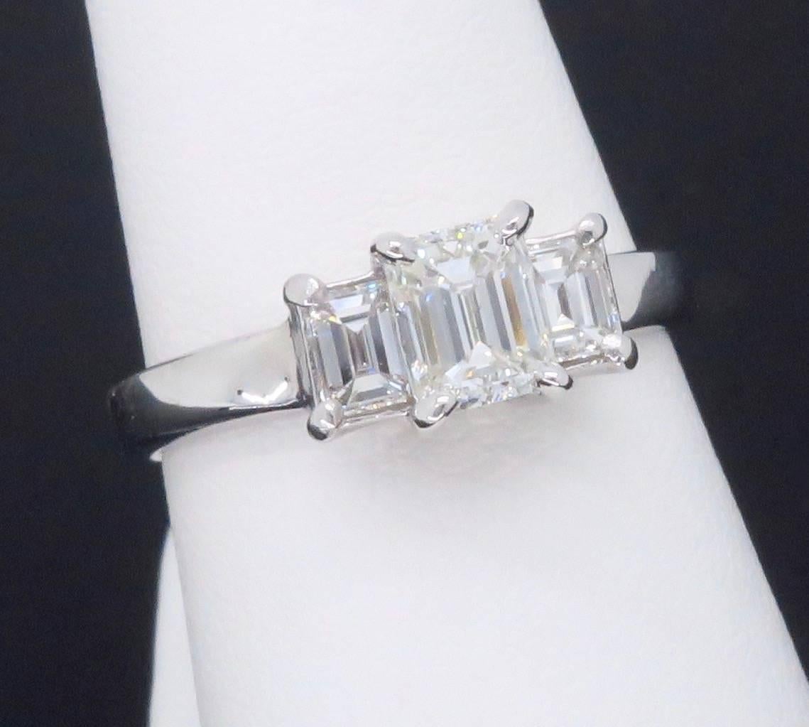Three Stone Diamond Engagement Ring  2