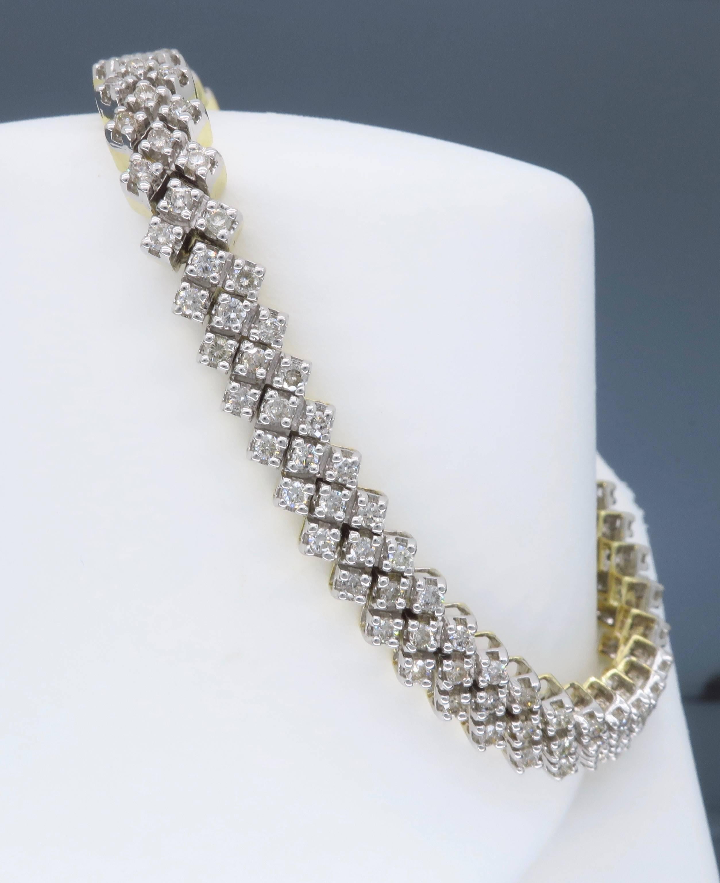 3.80 Carat Diamond Bracelet 3