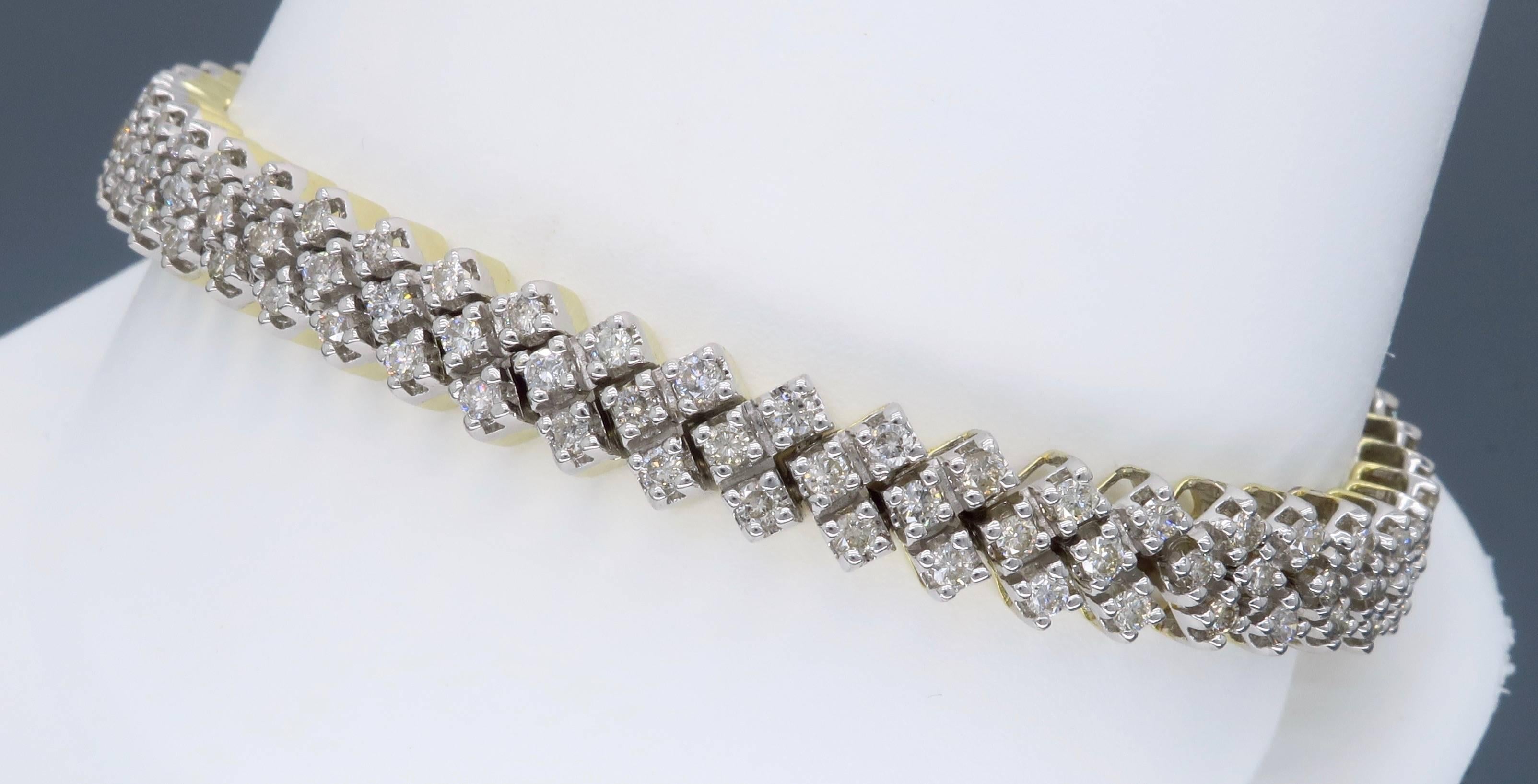 3.80 Carat Diamond Bracelet 1