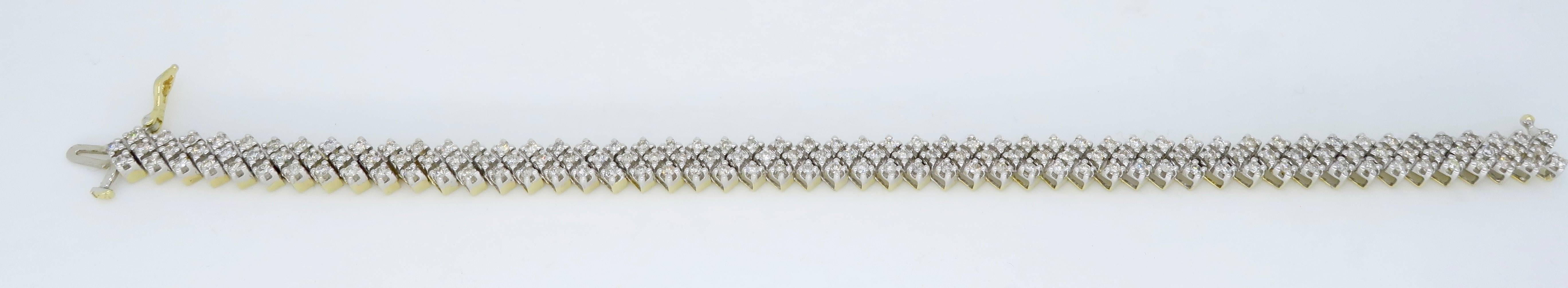 3.80 Carat Diamond Bracelet 5