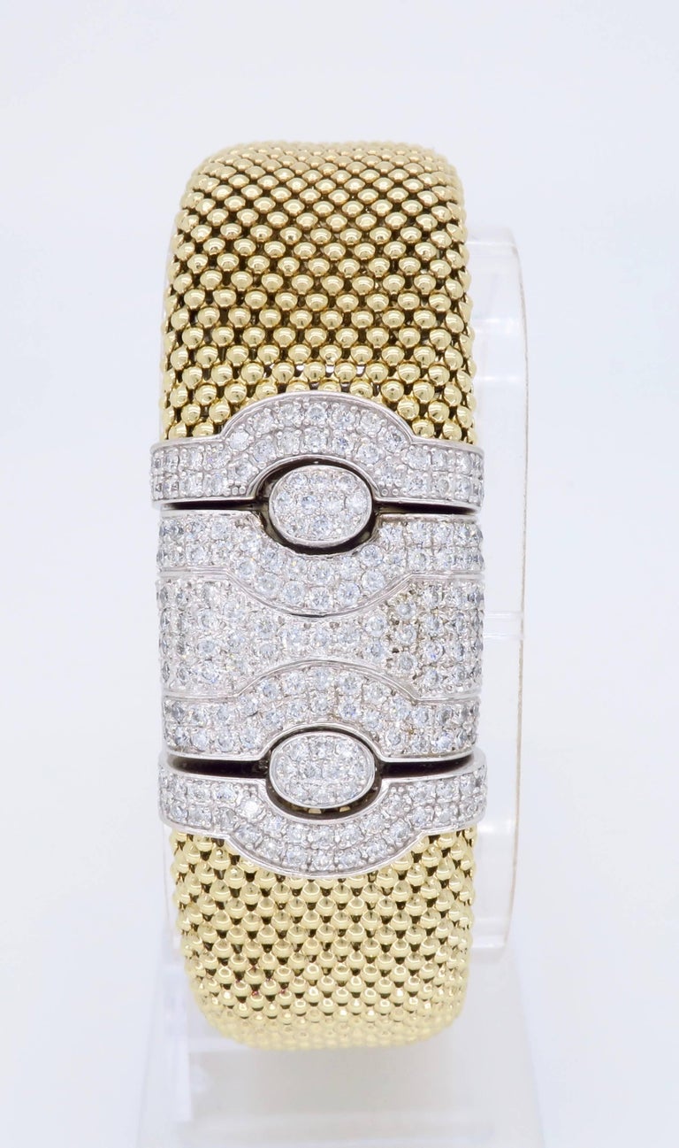 Diamond Mesh Bracelet with Extender at 1stDibs tennis bracelet